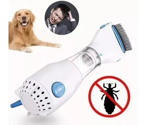 Cepillo Aspirador Electrico Para Piojos y Liendres