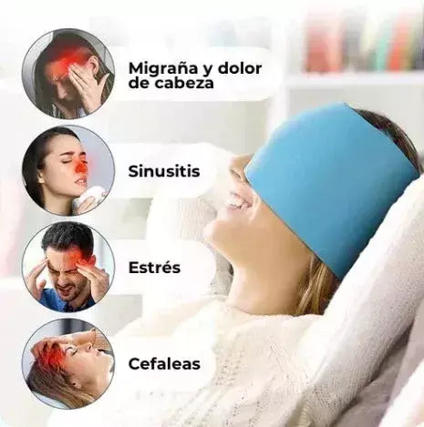Gorro de Alivio de Migraña con Gel Frìo y Caliente 🌸
